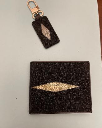 Portafoglio e portachiavi da uomo