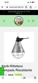 Lampada riscalda cuccioli