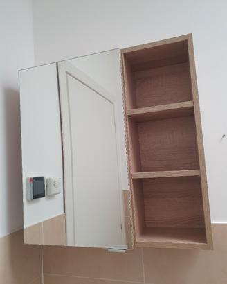 specchio contenitore bagno