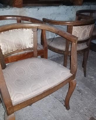 4 sgabelli antichi