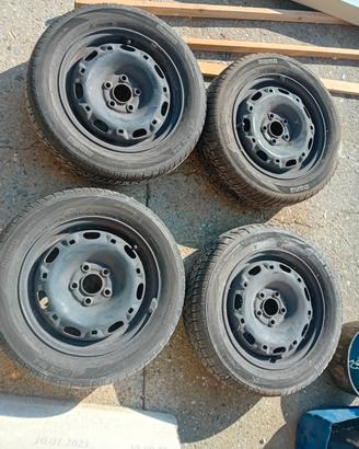 SET CERCHI VW POLO FERRO  r 14