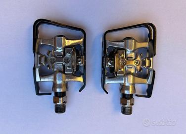 Pedali Ibridi Doppia Funzione per Bici (Flat + SPD