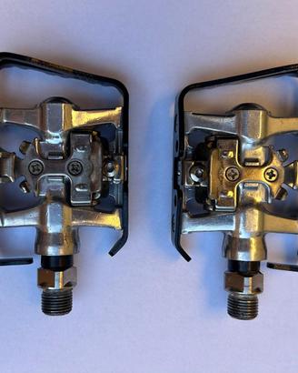 Pedali Ibridi Doppia Funzione per Bici (Flat + SPD