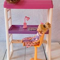 Barbie Scrivania trasformabile in letto con sedia