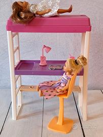 Barbie Scrivania trasformabile in letto con sedia