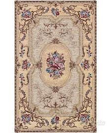 Tappeto Aubusson Beige Classico Francia 115x175 cm