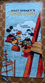 Telo mare spugna Mickey Mouse nuovo