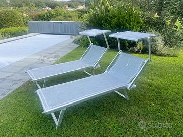 Coppia Lettini Prendisole Professionali