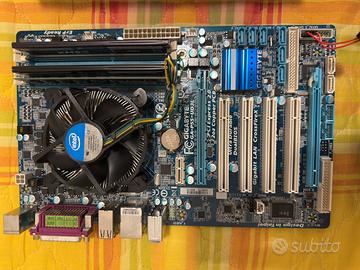 Scheda madre GIGABYTE p55 ud3l rev 2.0 + cpu intel
