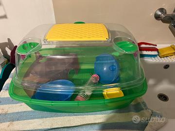 Gabbia criceto + accessori