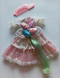 vestito per bambola Lady Lovely Locks anni 80