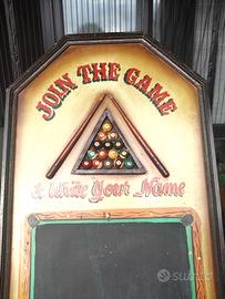 Lavagna bric-a- brac, in legno da birreria, ottime