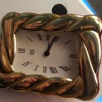 Orologio da tavolo cornice argento