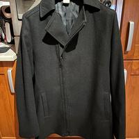 Cappotto nero lungo elegante Sasch