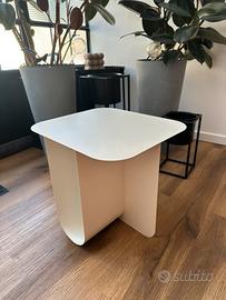 Tavolino di Design metallo bianco - stile Minimal