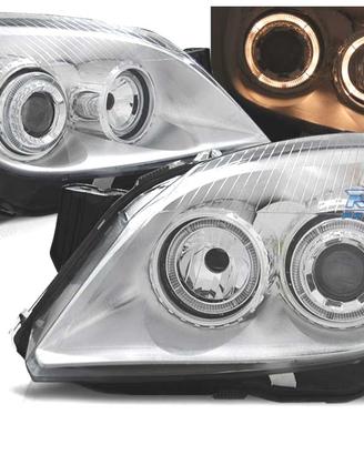 FARI OPEL ASTRA H 04-09 ANGEL EYES FONDO CROMATO