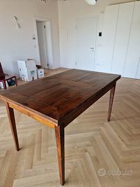 Tavolo allungabile in legno massello 159/280 cm