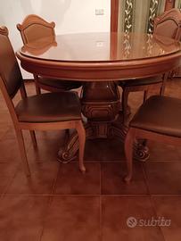 tavolo con 6 sedie