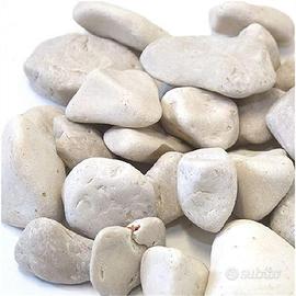 Sassi bianchi da decorazione giardini