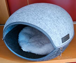 Cuccia per gatti in feltro