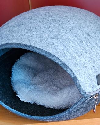 Cuccia per gatti in feltro