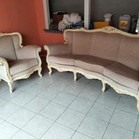 Divano Liberty più Poltrona singola 