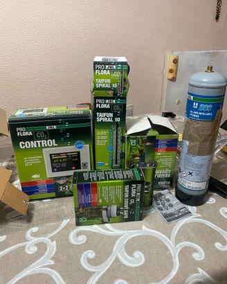 Impianto co2 acquario professionale