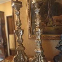 candelabri in legno