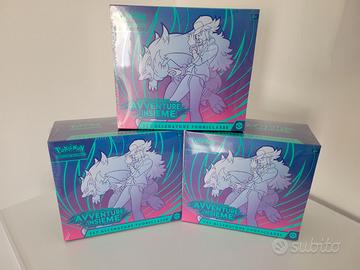 3x Pokemon ETB Ita Avventure Insieme - Nuovi