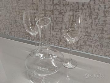 DECANTER DA VINO ICEBERG 1200ml + 2 CALICI ICEBERG