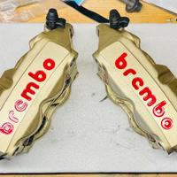 PINZE BREMBO M4 interasse 100 + Valvole Stalbhus