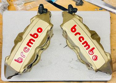 PINZE BREMBO M4 interasse 100 + Valvole Stalbhus