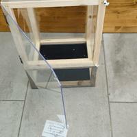 Teca 25 x 25 x40 cm insetti stecco rettili