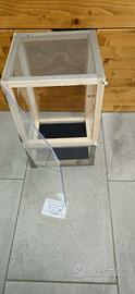 Teca 25 x 25 x40 cm insetti stecco rettili