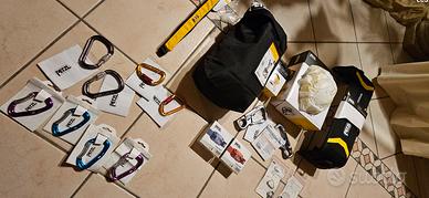 attrezzatura da arrampicata professionale petzl