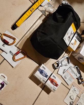 attrezzatura da arrampicata professionale petzl