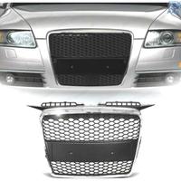 GRIGLIA AUDI A3 8P 05-08 LOOK RS CROMATO NERO