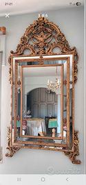 Specchio Barocco Oro 165x90
