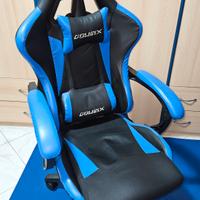 Sedia Gaming "Dowinx" (blu nero)