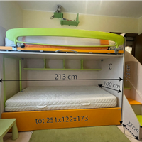 Letto a castello Moretti compact per cameretta
