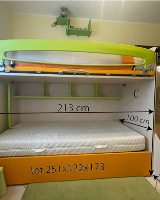 Letto a castello Moretti compact per cameretta