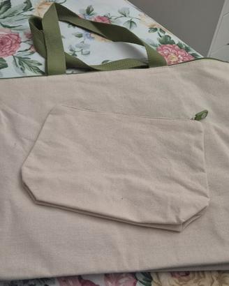 Borsa Yves rocher con pochette 