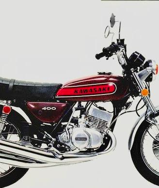 Kawasaki Mach 2 400 da restaurare