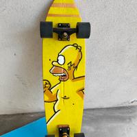 skateboard Simpson dipinto a mano!