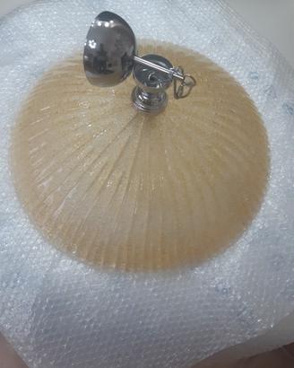 lampadario di murano ambra