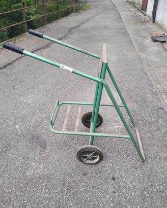 barca carrello porta motore fuoribordo 