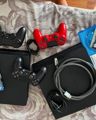2 Playstation 4 con 3 controller