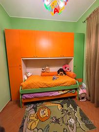 Stanzetta verde/arancio