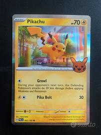 Pokémon Card Pikachu Holo Paldea Evolved 062/193