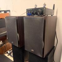 Amplificatore valvolare bluetooth fosi+casse JVc